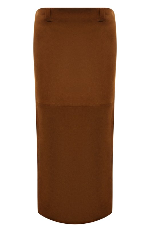 Замшевая юбка Miu Miu MPD702-104R-F0401 Коричневый MPD702-104R-F0401