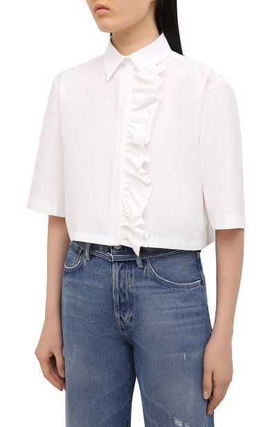 Хлопковая рубашка MSGM, арт. 3041MDE11 217104, фото 3