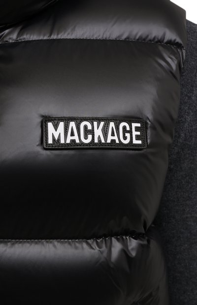 Пуховый жилет MACKAGE черного цвета по цене 69300 руб., арт. KANE, фото 5 Пуховый жилет MACKAGE, арт. KANE, фото 5