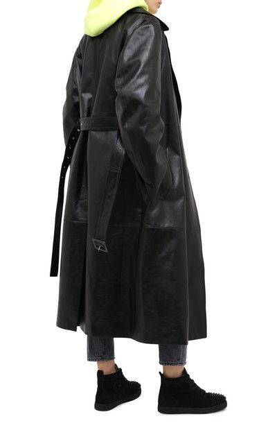 Замшевые кеды lou spikes CHRISTIAN LOUBOUTIN, арт. lou spikes woman flat veau velours, фото 2