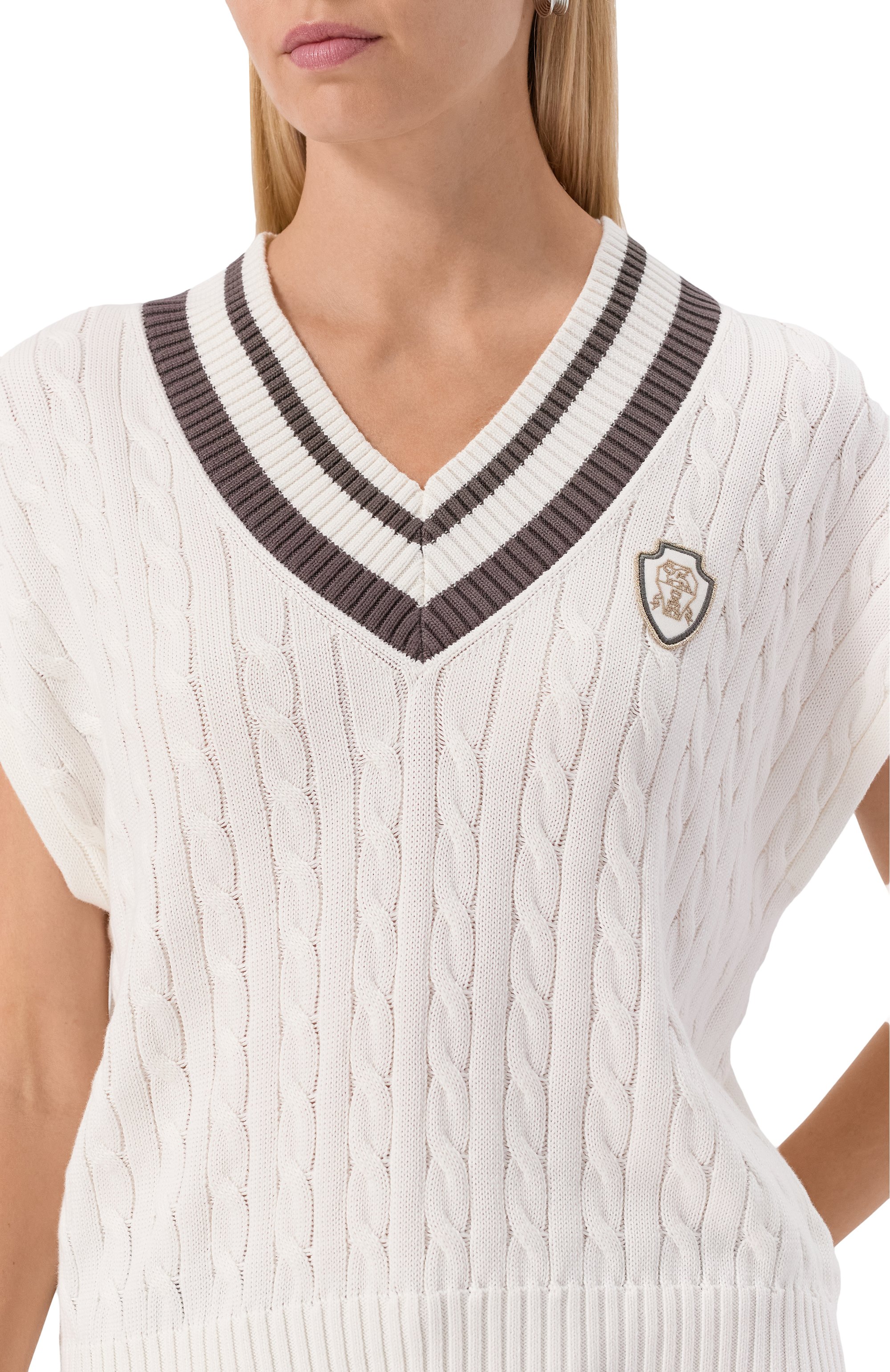 Хлопковый жилет BRUNELLO CUCINELLI, арт. M19756522, фото 5