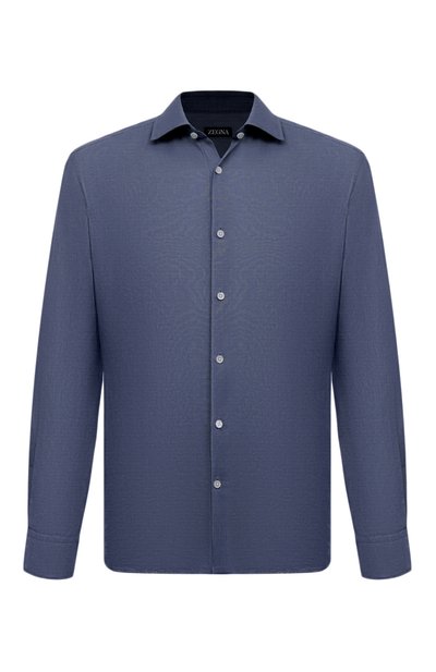 Мужская льняная рубашка ZEGNA, арт. UDX38A7/SRF5