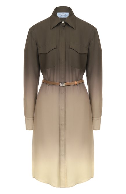 Женское шелковое платье PRADA, арт. P3M08H/14J3