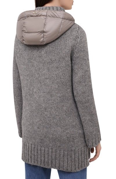 Комбинированная куртка HERNO серого цвета по цене 97950 руб., арт. MP003DR/70038, фото 4 Комбинированная куртка HERNO, арт. MP003DR/70038, фото 4