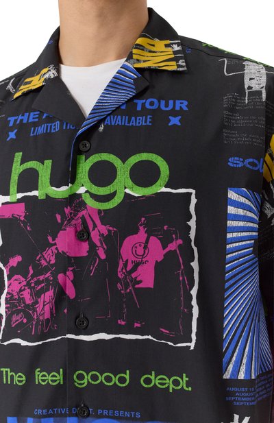 Хлопковая рубашка HUGO BLUE, арт. 50545357, фото 5