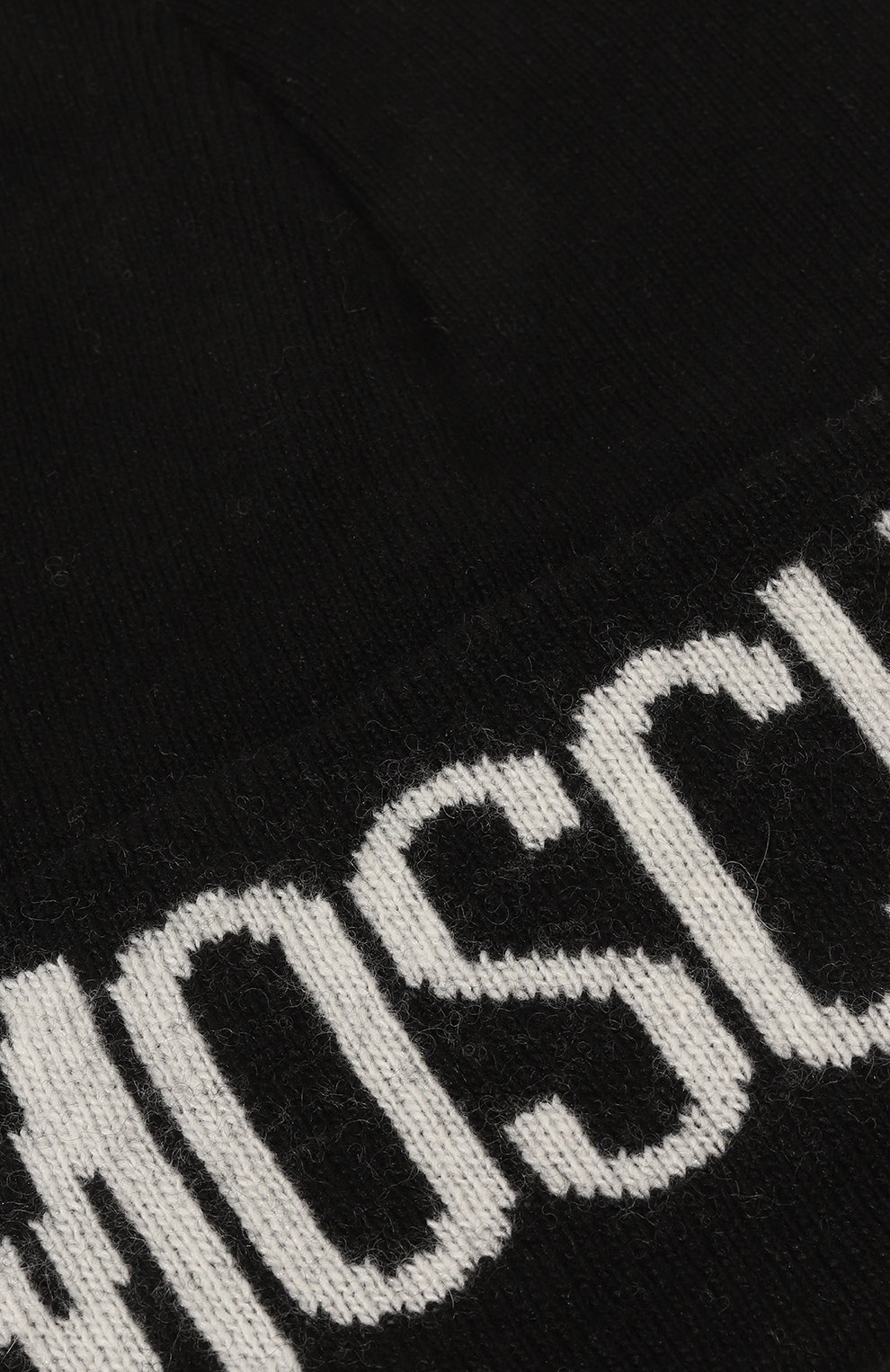 Шапка из вискозы и шерсти MOSCHINO черного цвета по цене 9895 руб., арт. 60091/M5672, фото 3 Шапка из вискозы и шерсти MOSCHINO, арт. 60091/M5672, фото 3