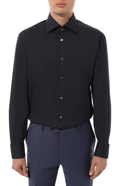 Хлопковая сорочка KITON, арт. UCIH0865406, фото 4