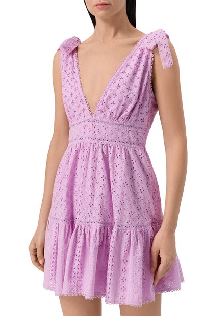 Хлопковое платье POUPETTE ST BARTH, арт. WR4R25N0LC5, фото 3