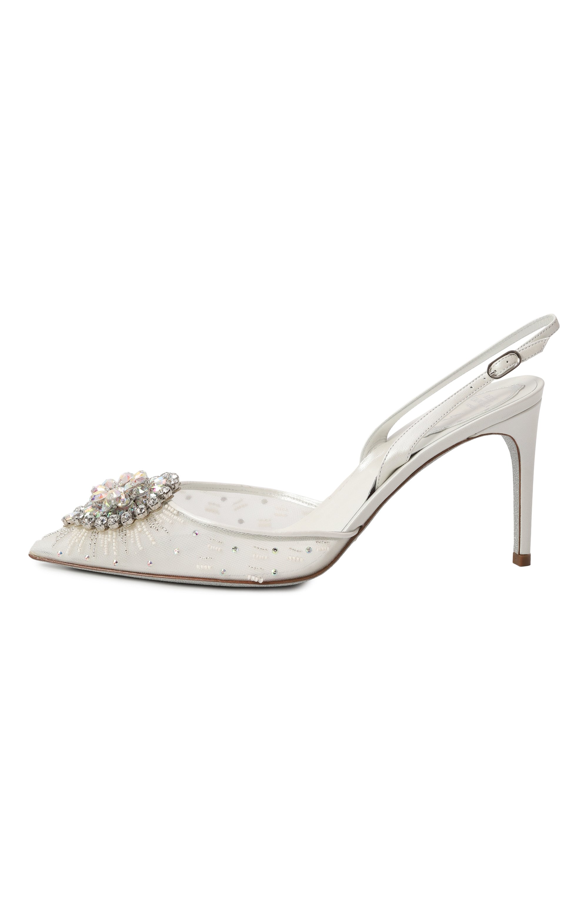 Текстильные туфли barbara 90 RENE CAOVILLA, арт. C11829-080/CRIN, фото 4