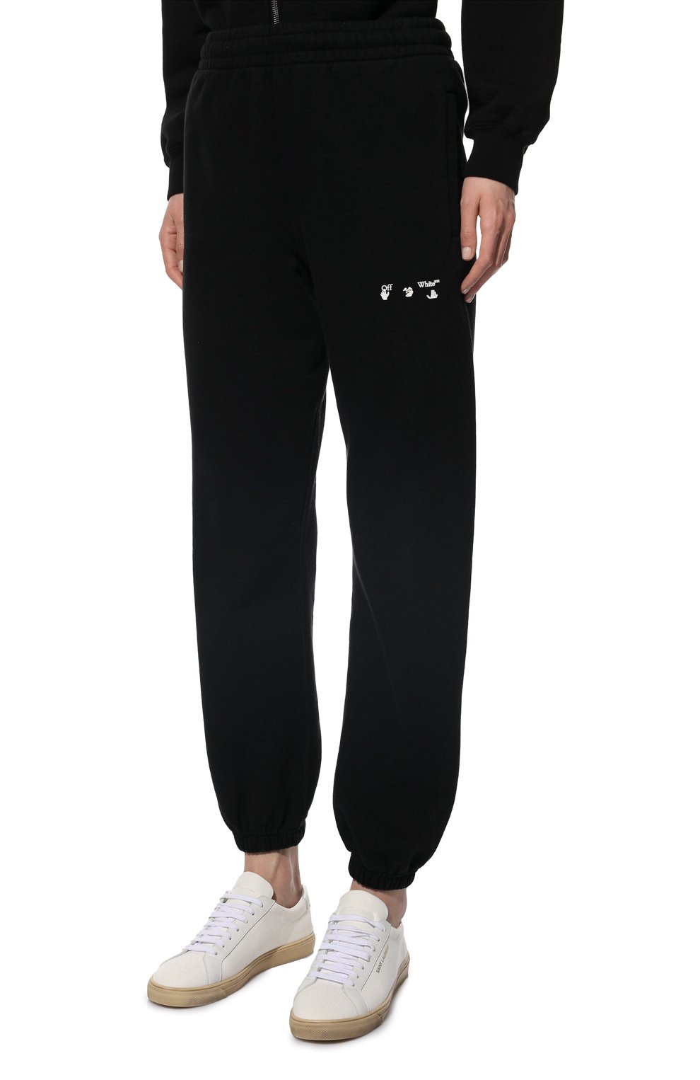 Хлопковые джоггеры OFF-WHITE, арт. 0WCH006C99JER001, фото 3