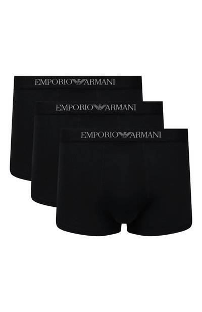 Комплект из трех хлопковых боксеров EMPORIO ARMANI, арт. 111610/CC722, фото 1