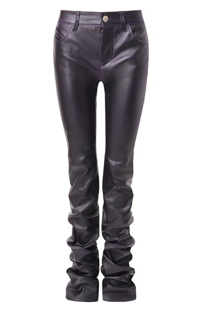 Женские кожаные брюки THE ATTICO, арт. 247WCP213