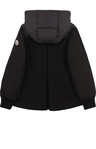 Пуховая куртка с текстильной спинкой и капюшоном MONCLER ENFANT, арт. D2-954-46863-85-68352/12-14A, фото 2
