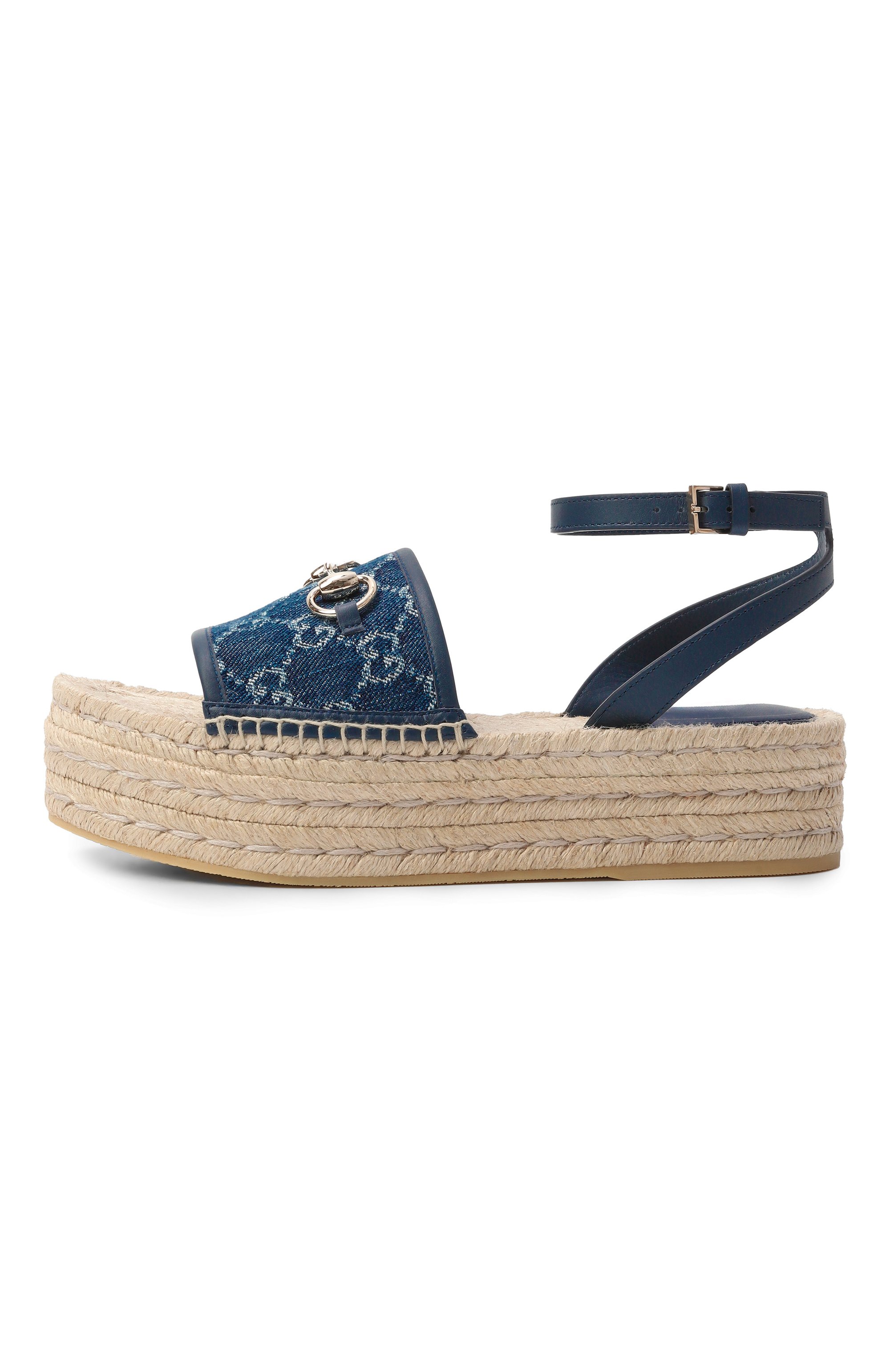 Комбинированные босоножки GUCCI, арт. 817228/FAD9U, фото 4