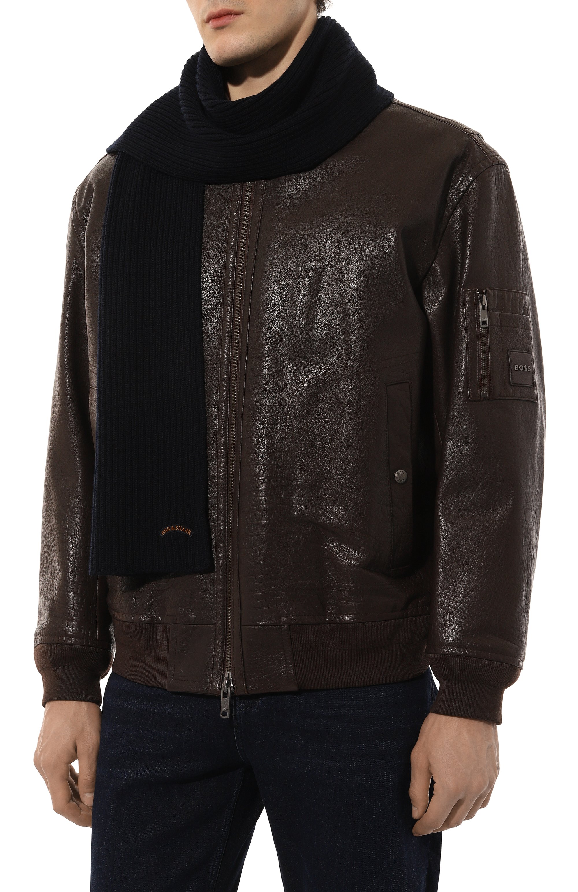 Шерстяной шарф PAUL&SHARK, арт. 14317050, фото 2