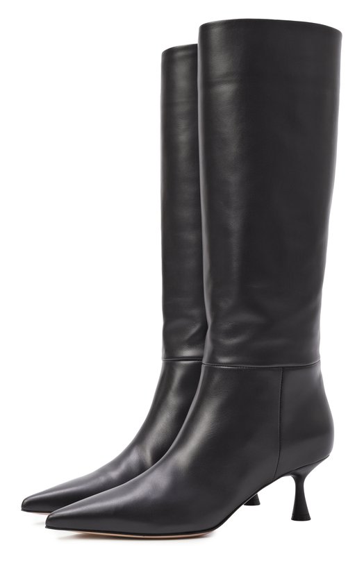 Кожаные сапоги Joyce 55 Gianvito Rossi G80183.55LAC.VGINER0 Чёрный G80183.55LAC.VGINER0