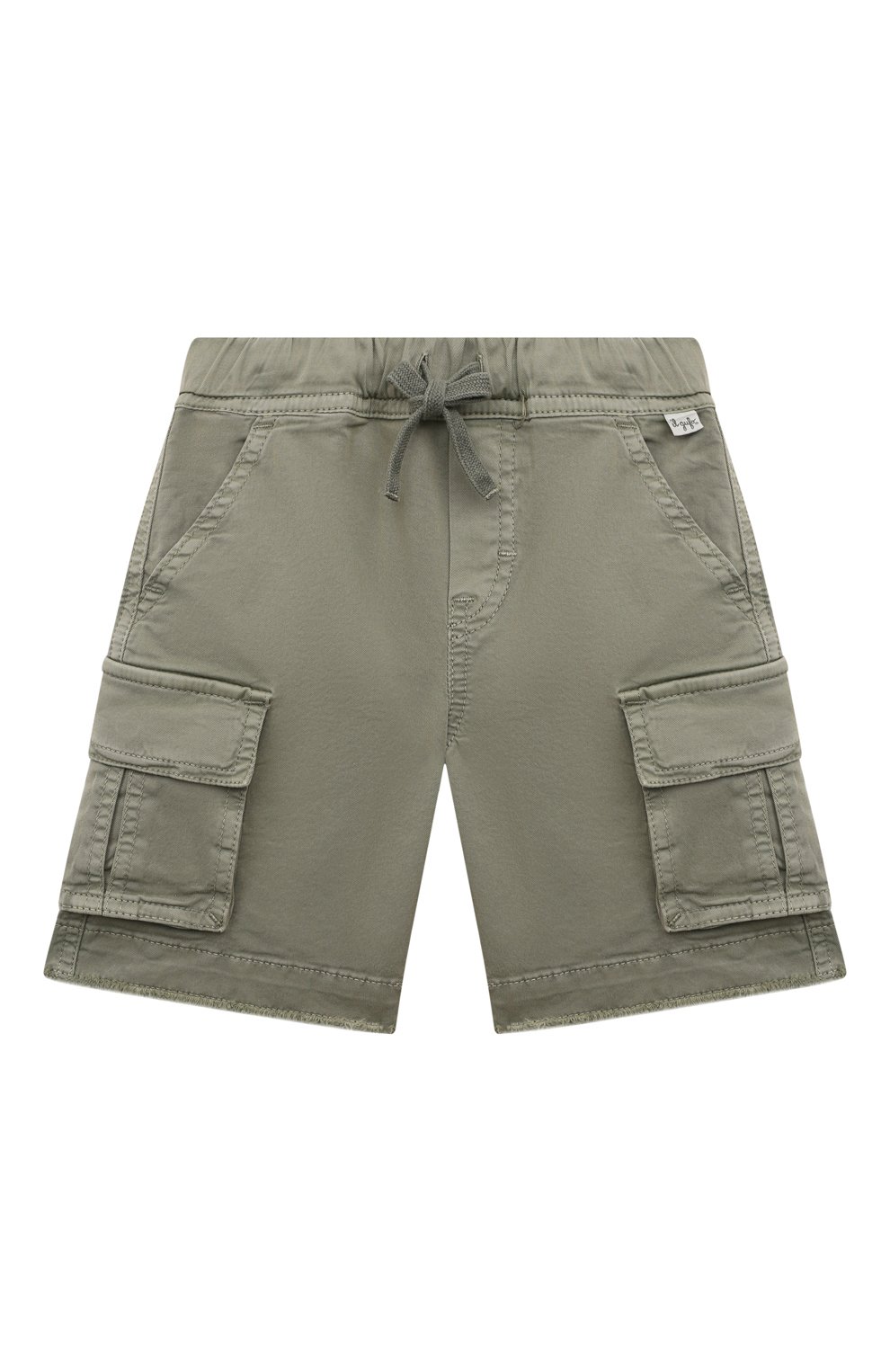 Хлопковые шорты IL GUFO зеленого цвета по цене 13450 руб., арт. P23PB174C6034/3, фото 1 Хлопковые шорты IL GUFO, арт. P23PB174C6034/3, фото 1