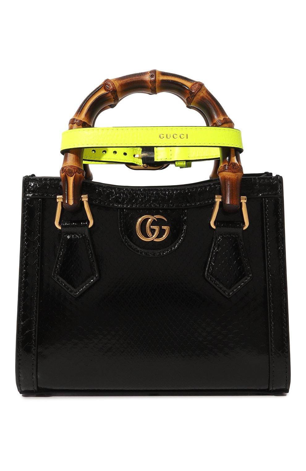 Сумка-тоут diana mini из кожи питона GUCCI, арт. 655661 L2DPT, фото 1