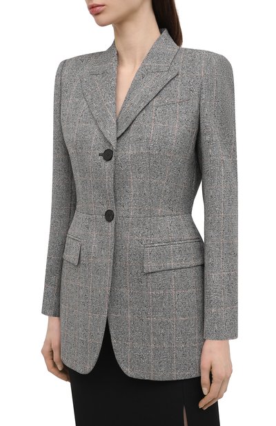 Шерстяной жакет ALEXANDER MCQUEEN, арт. 649770/QJAB0, фото 3
