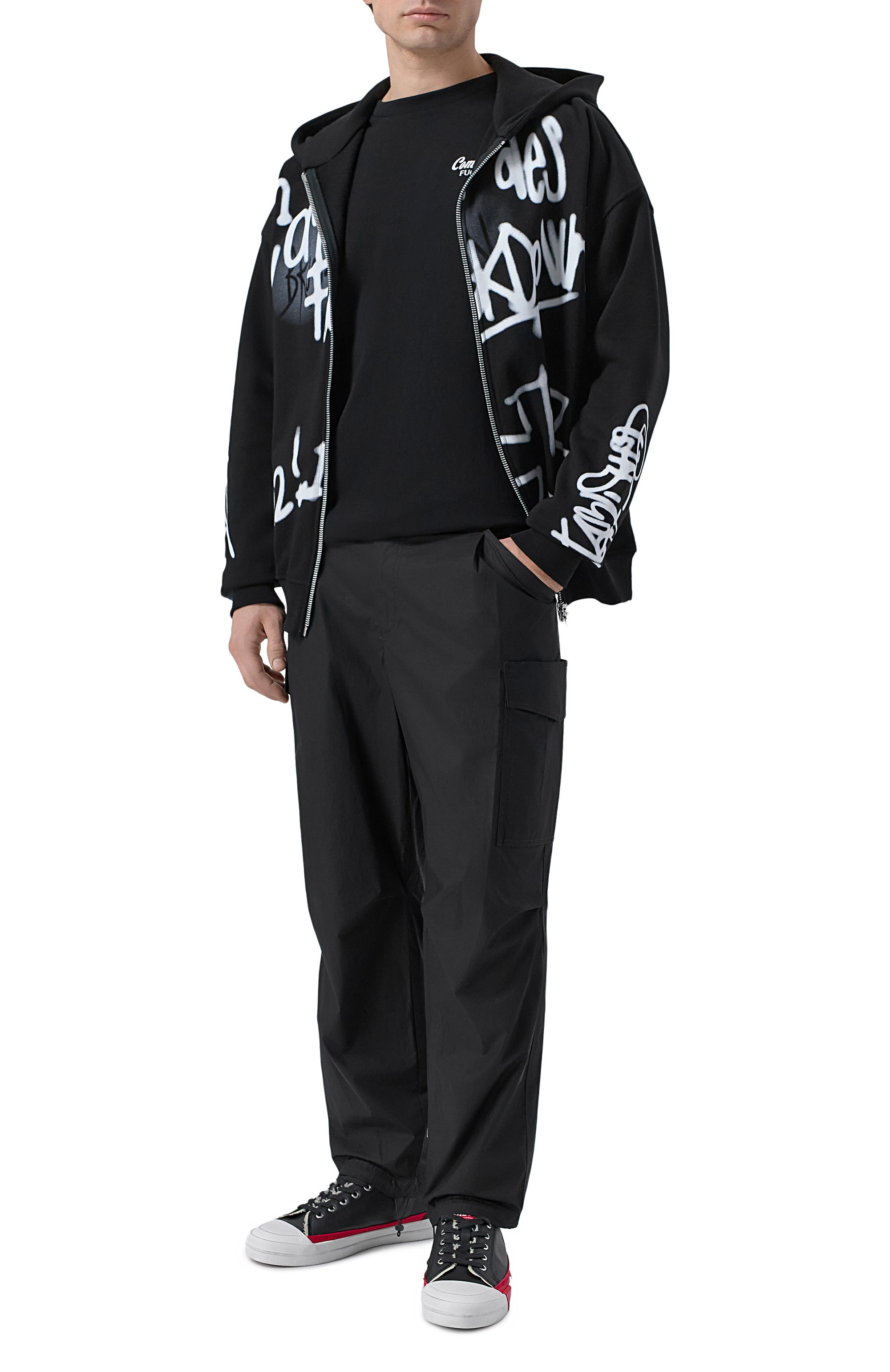 Хлопковая футболка COMME DES FUCKDOWN, арт. CFABM01939, фото 2