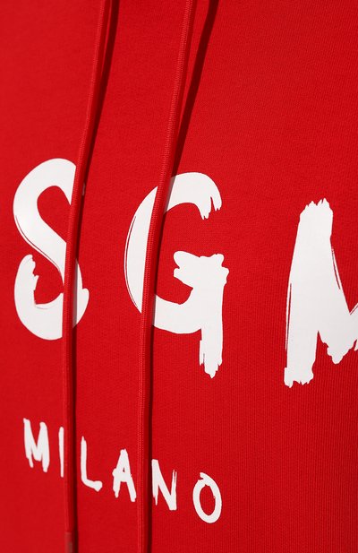 Хлопковое худи MSGM, арт. 3541MDM515/237799, фото 5