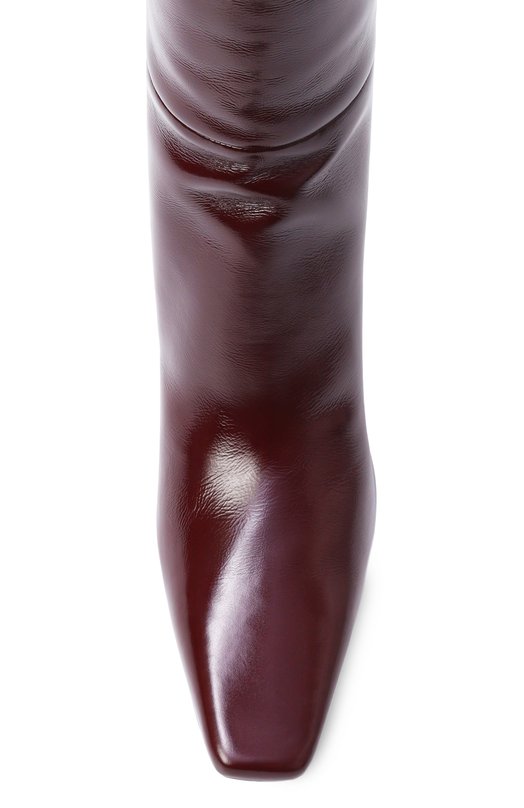 Кожаные сапоги Jill Saint Laurent 839749/AAEHW Бордовый  839749/AAEHW Фото 6
