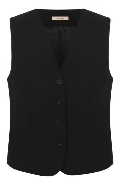 Женский жилет из шерсти и вискозы 12 STOREEZ, арт. 126469