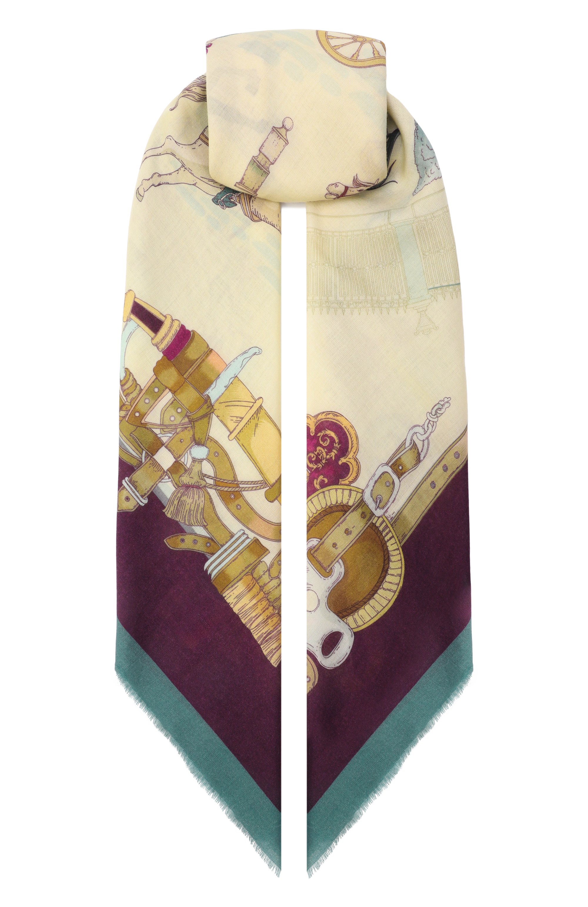 Шерстяная шаль царский выезд GOURJI, арт. 91169039/62117, фото 1