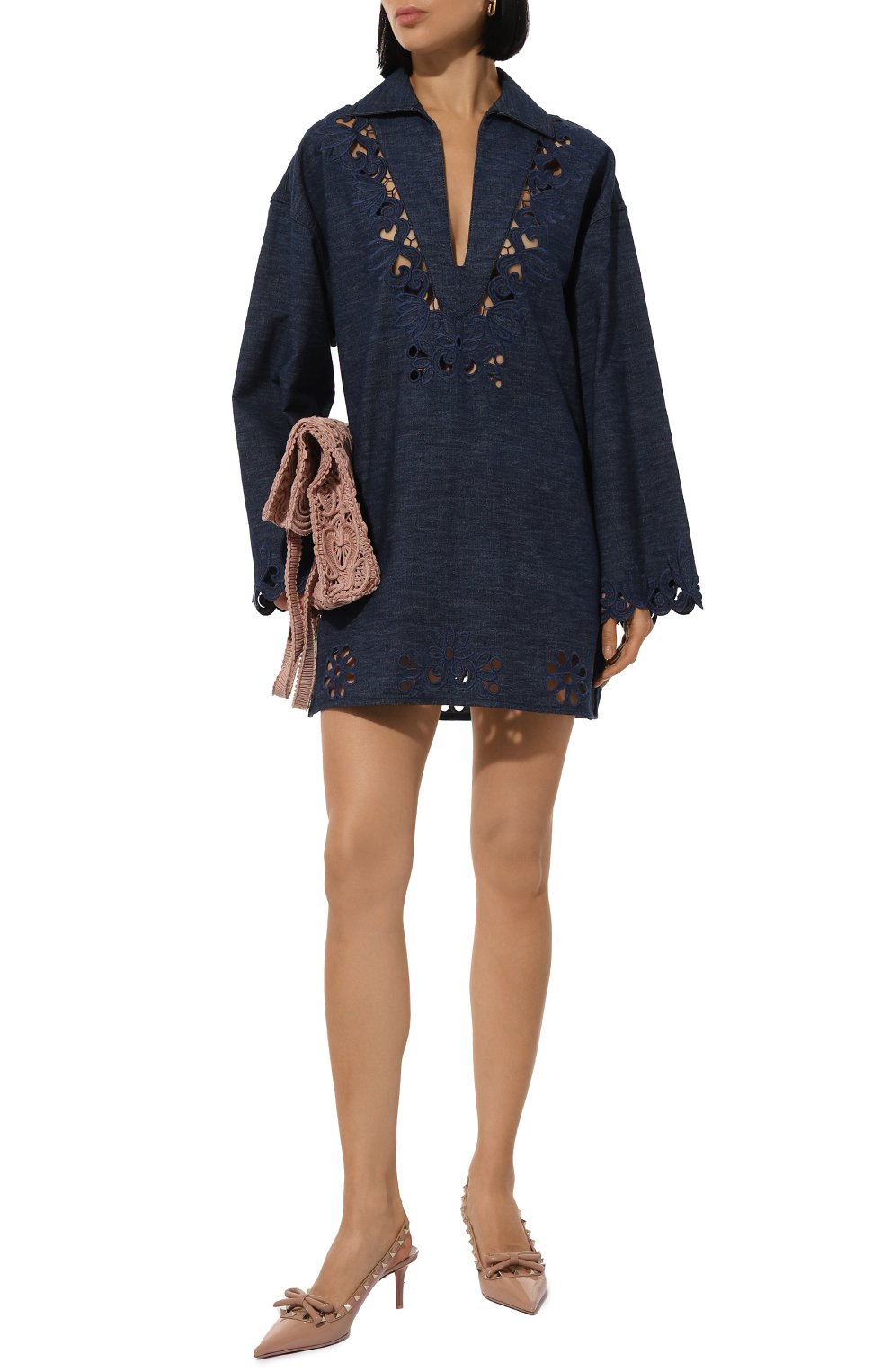 Джинсовое платье VALENTINO, арт. 5B3DA02L8BW, фото 2