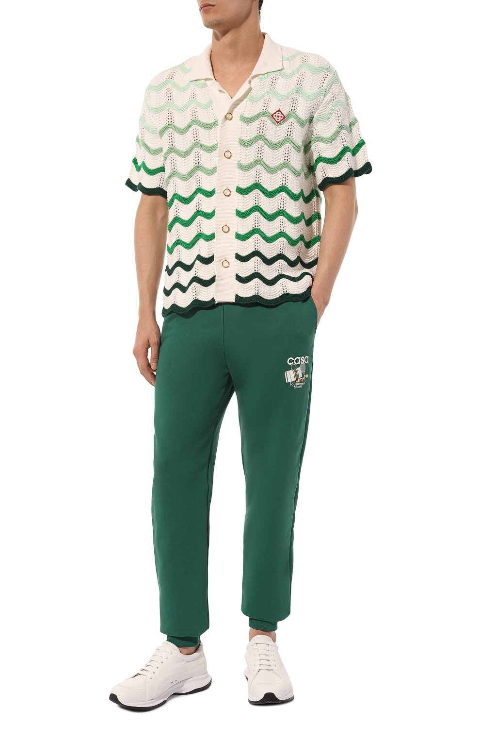 Хлопковая рубашка CASABLANCA, арт. MPS24-KW-584-01, фото 2