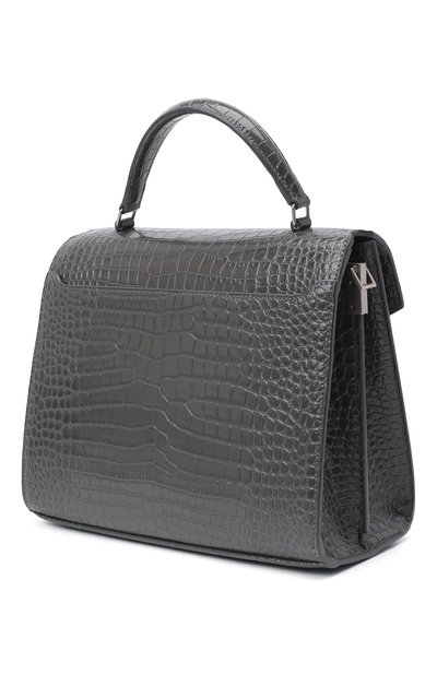 Сумка cassandra medium SAINT LAURENT темно-серого цвета по цене 299500 руб., арт. 623931/DND0E, фото 3 Сумка cassandra medium SAINT LAURENT, арт. 623931/DND0E, фото 3