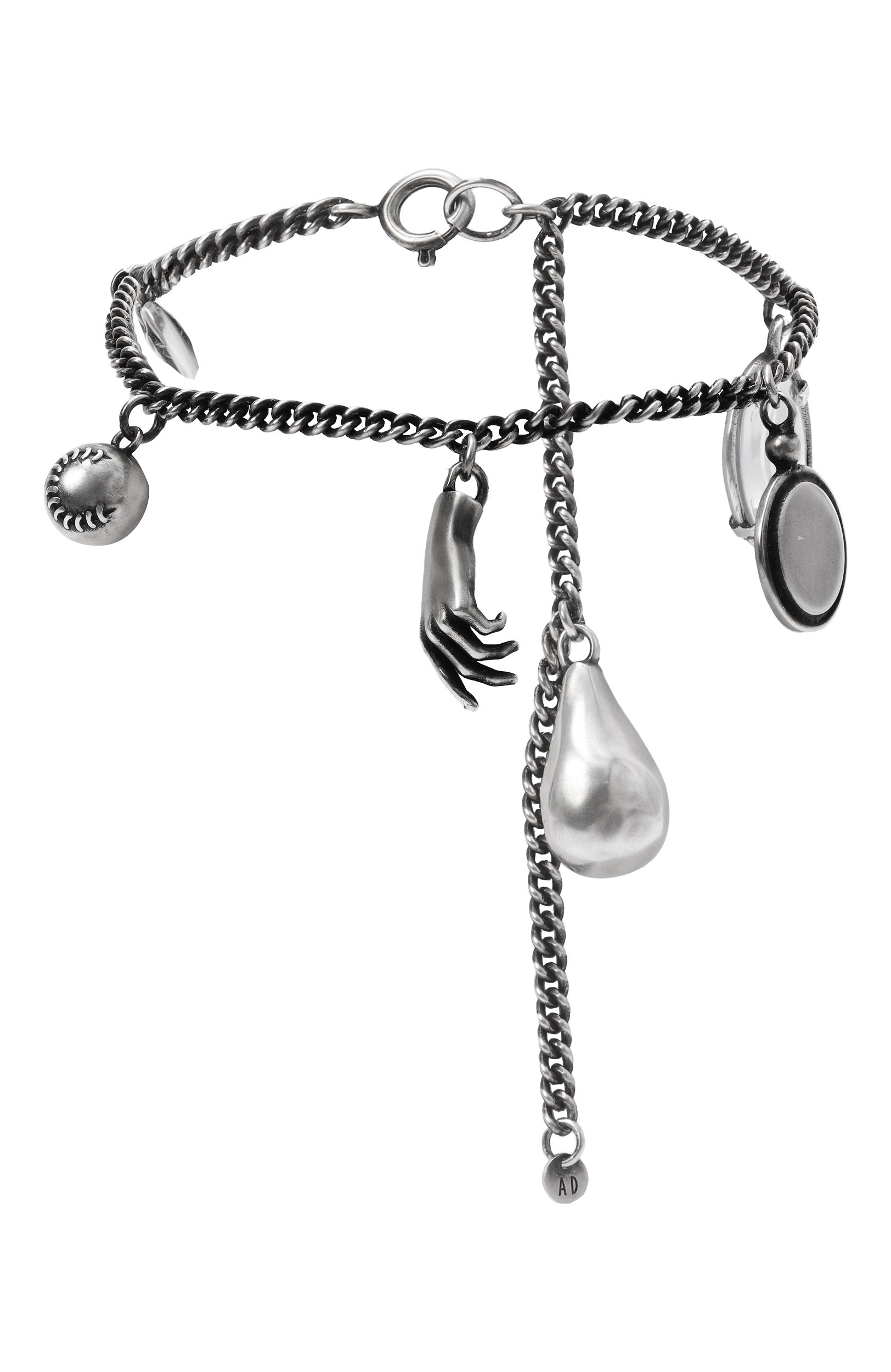 Браслет ANN DEMEULEMEESTER серебряного цвета по цене 64500 руб., арт. B0014198/0T018, фото 1 Браслет ANN DEMEULEMEESTER, арт. B0014198/0T018, фото 1