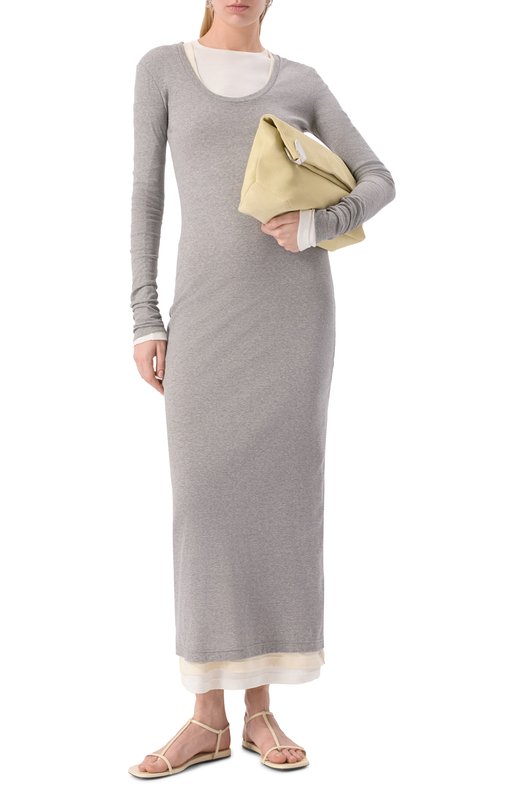 Клатч Clamshell Jil Sander J06WF0002-P7330 Кремовый  J06WF0002-P7330 Фото 7