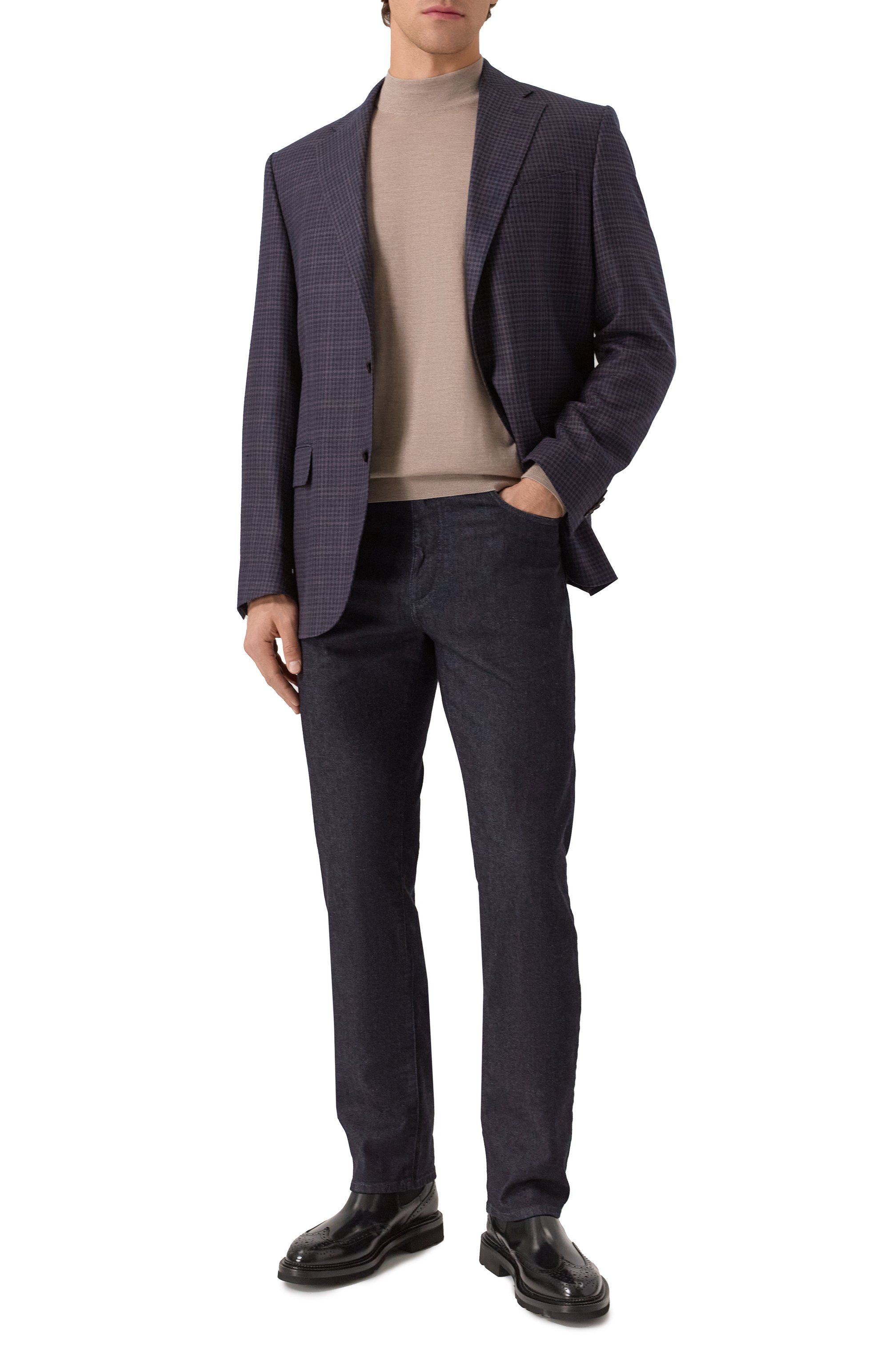 Кожаные челси colin SANTONI, арт. MCCG19116JL4GNTG, фото 2