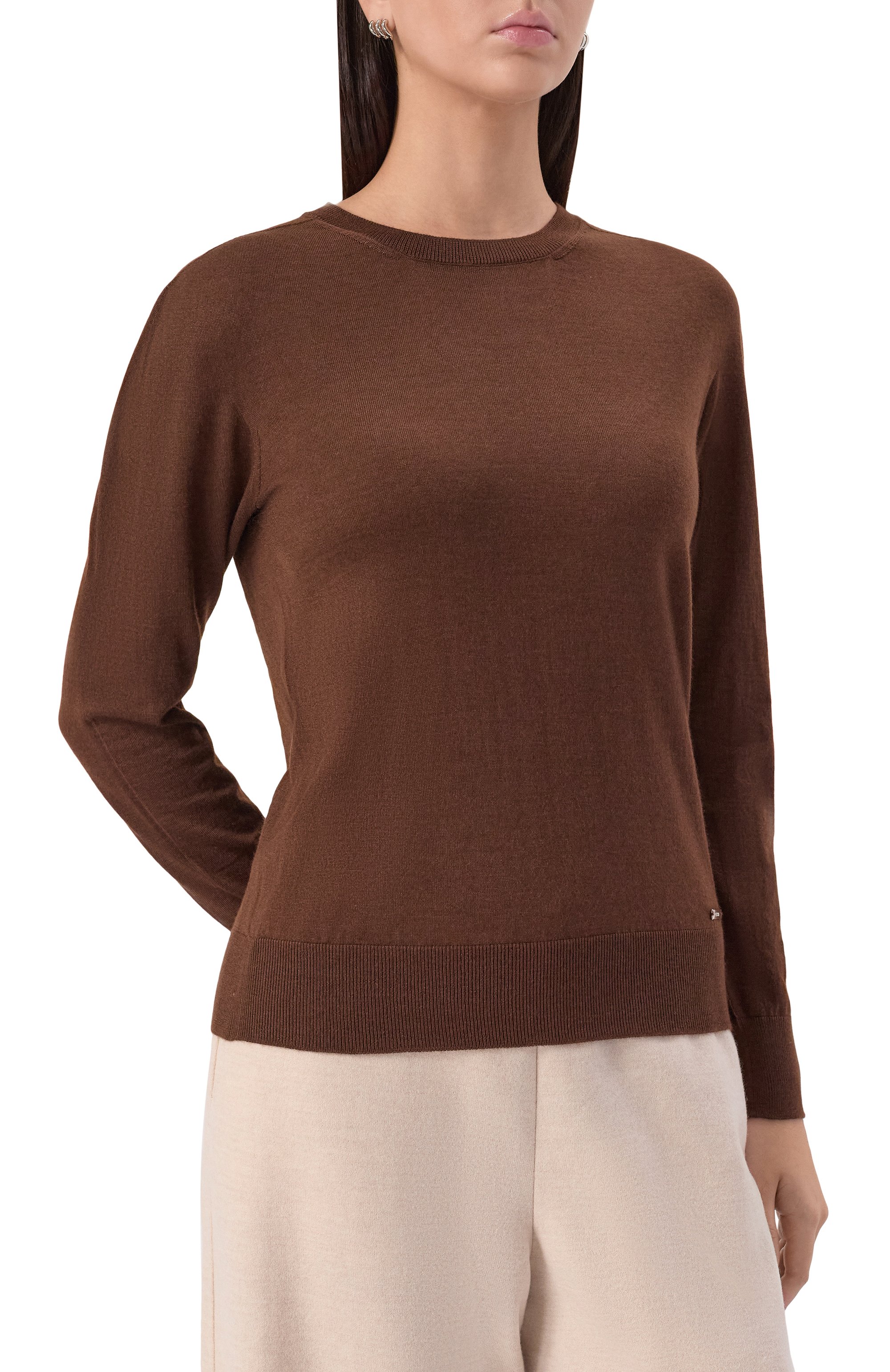 Пуловер из кашемира и шелка KITON, арт. D5971207034, фото 3