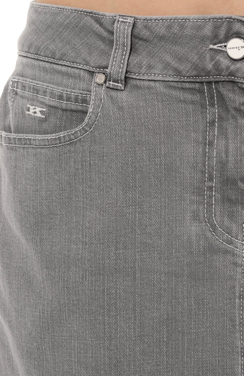 Джинсовая юбка KITON, арт. DJ57201K0900D, фото 5