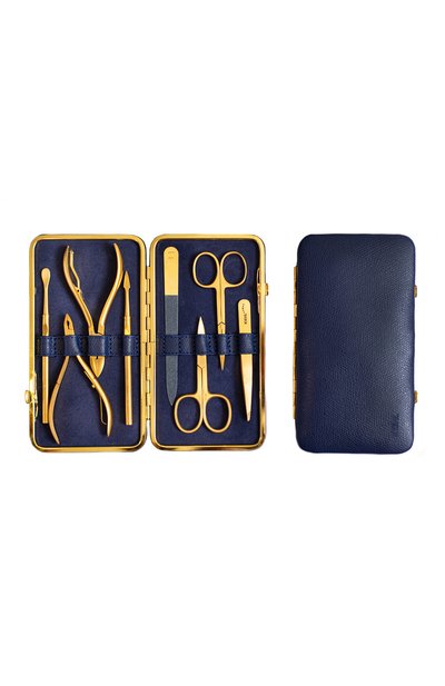 Женский маникюрный набор KIEHL SOLINGEN, арт. 9538/23G Special Gold Calypso blue