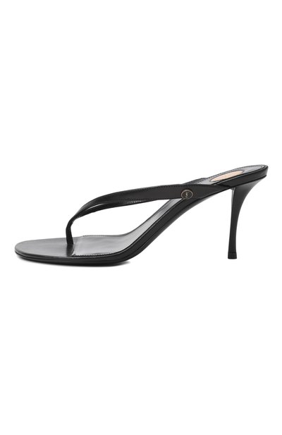 Кожаные мюли sue 75 SAINT LAURENT черного цвета по цене 134500 руб., арт. 860795/AAF2R, фото 4 Кожаные мюли sue 75 SAINT LAURENT, арт. 860795/AAF2R, фото 4