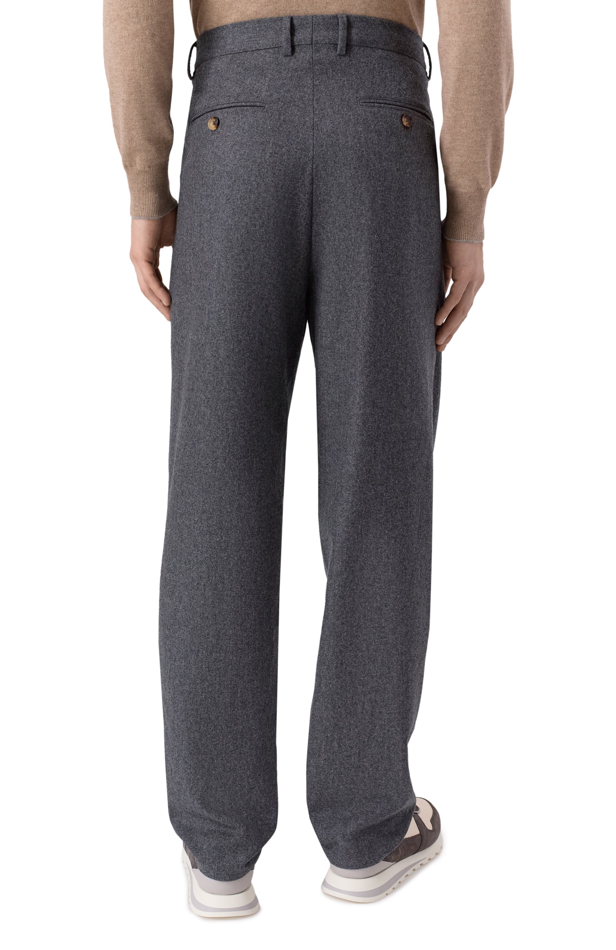 Шерстяные брюки BRUNELLO CUCINELLI, арт. M038PS2480, фото 4