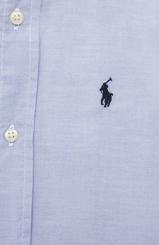 Хлопковая рубашка Ralph Lauren Голубой, фото 3