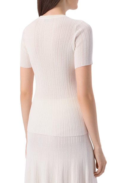 Пуловер из хлопка и шелка AGNONA, арт. KT09015E/7Q180PE, фото 4