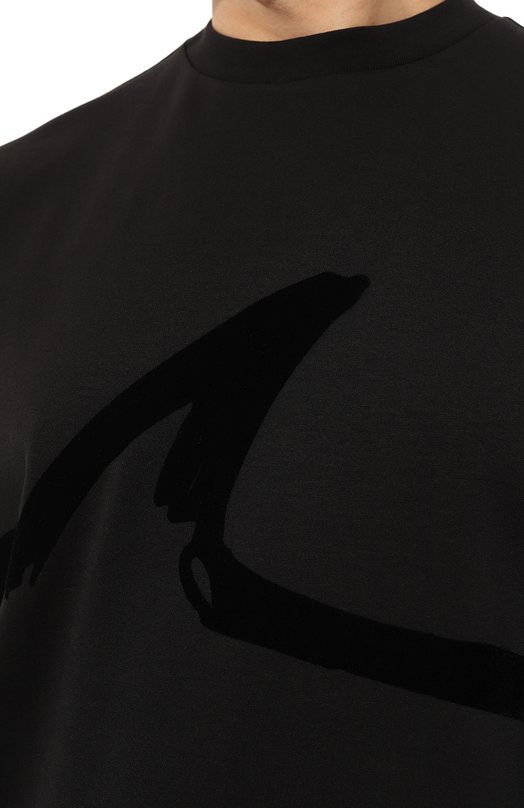 Хлопковый свитшот Paul&Shark 13311849/3XL-6XL Чёрный  13311849/3XL-6XL Фото 5