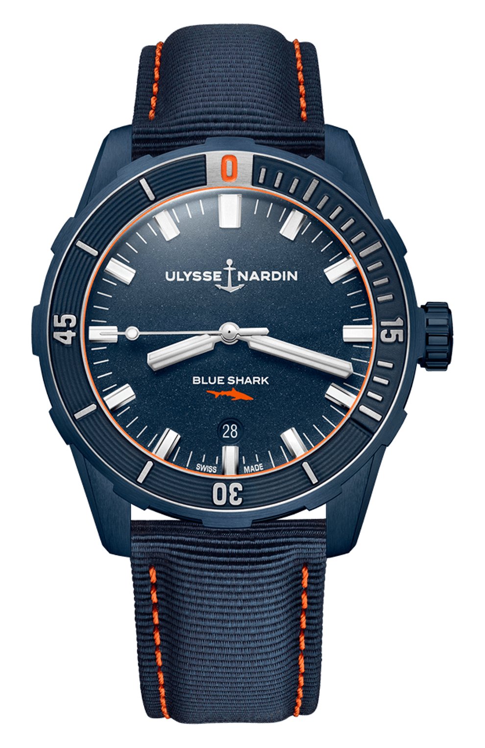Часы diver 42 mm ULYSSE NARDIN, арт. 8163-175LE/93-BLUESHARK, фото 1