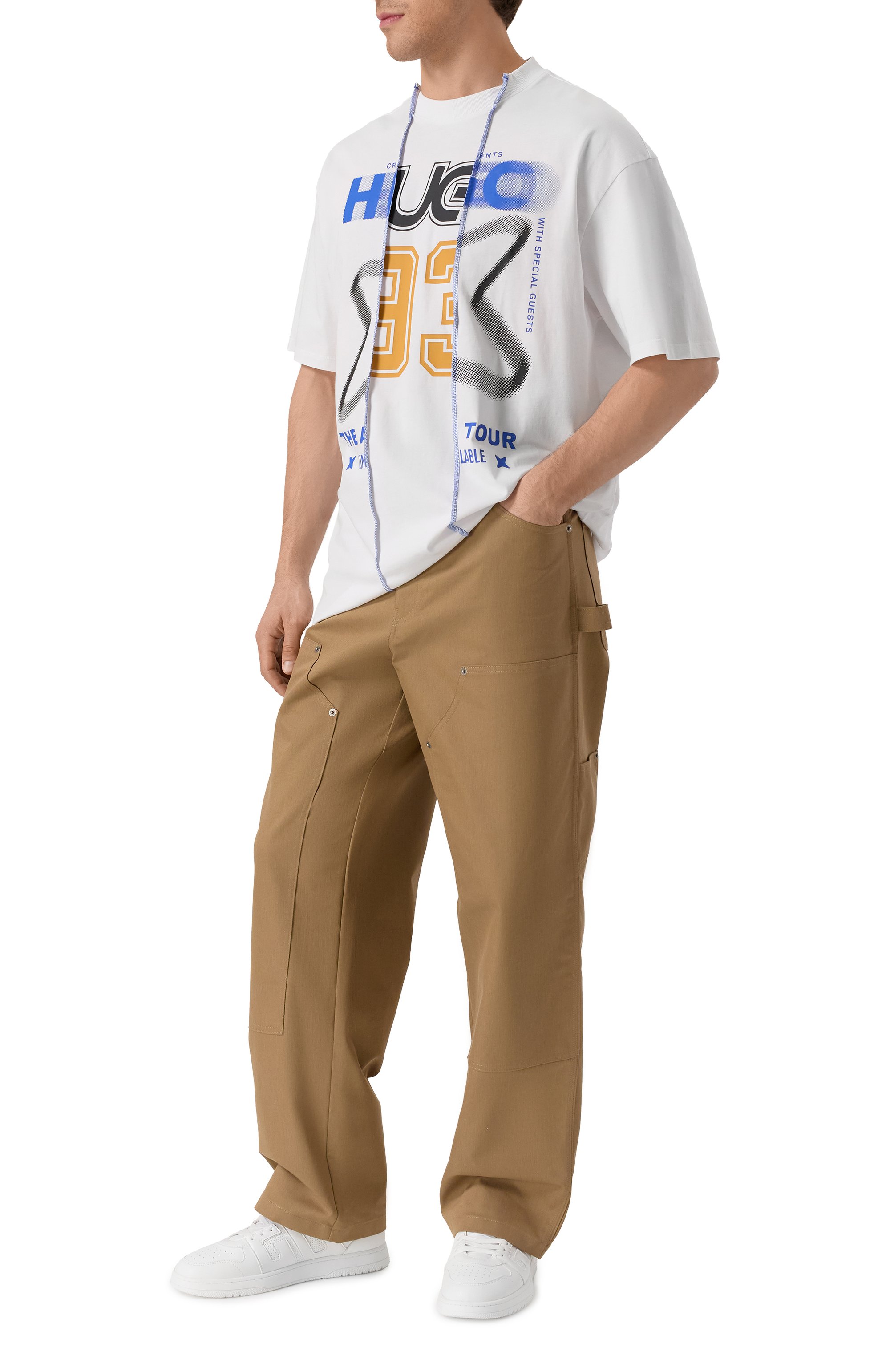 Хлопковая футболка HUGO BLUE, арт. 50544182, фото 2