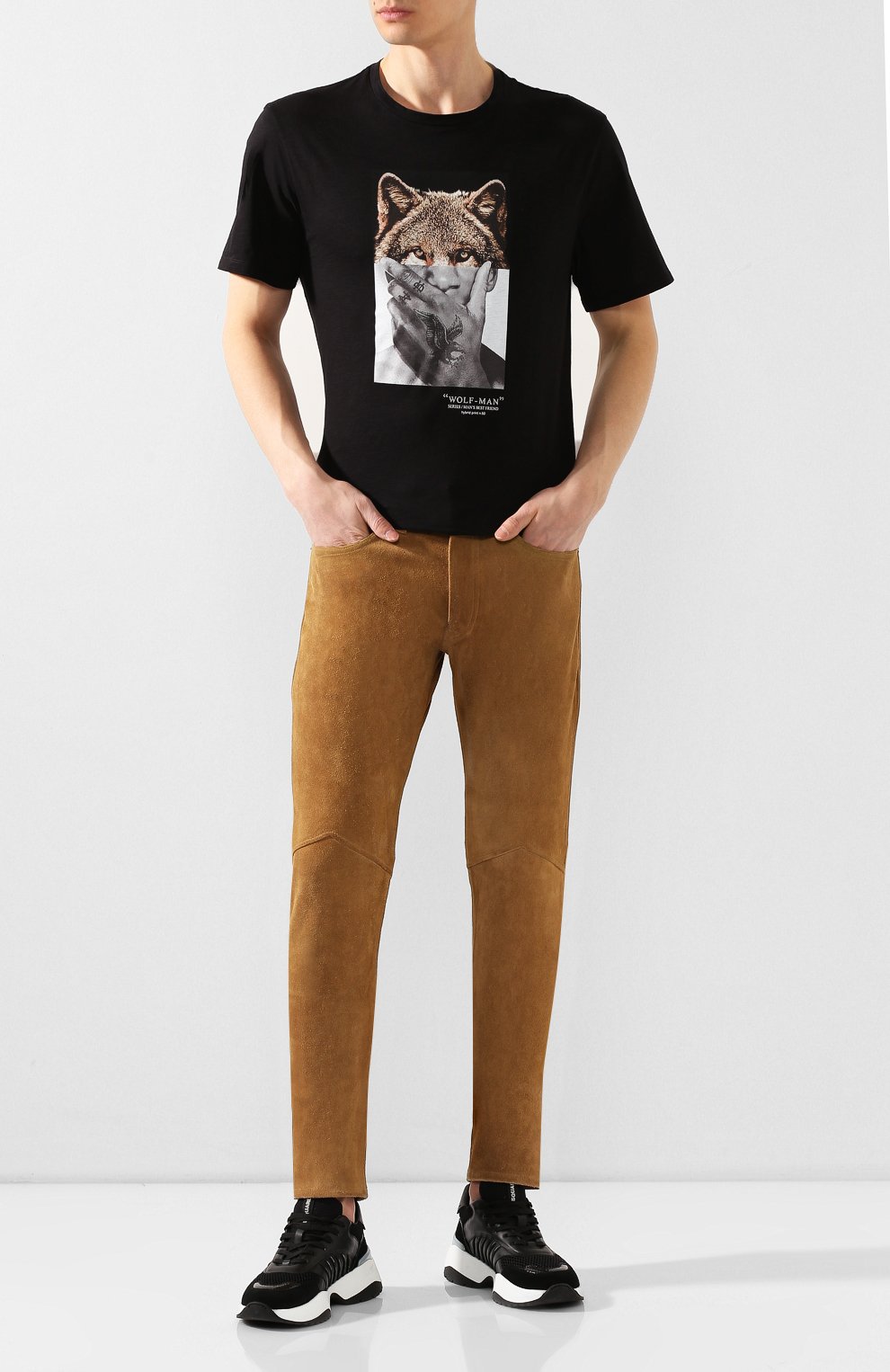 Замшевые брюки RRL, арт. 782775062, фото 2