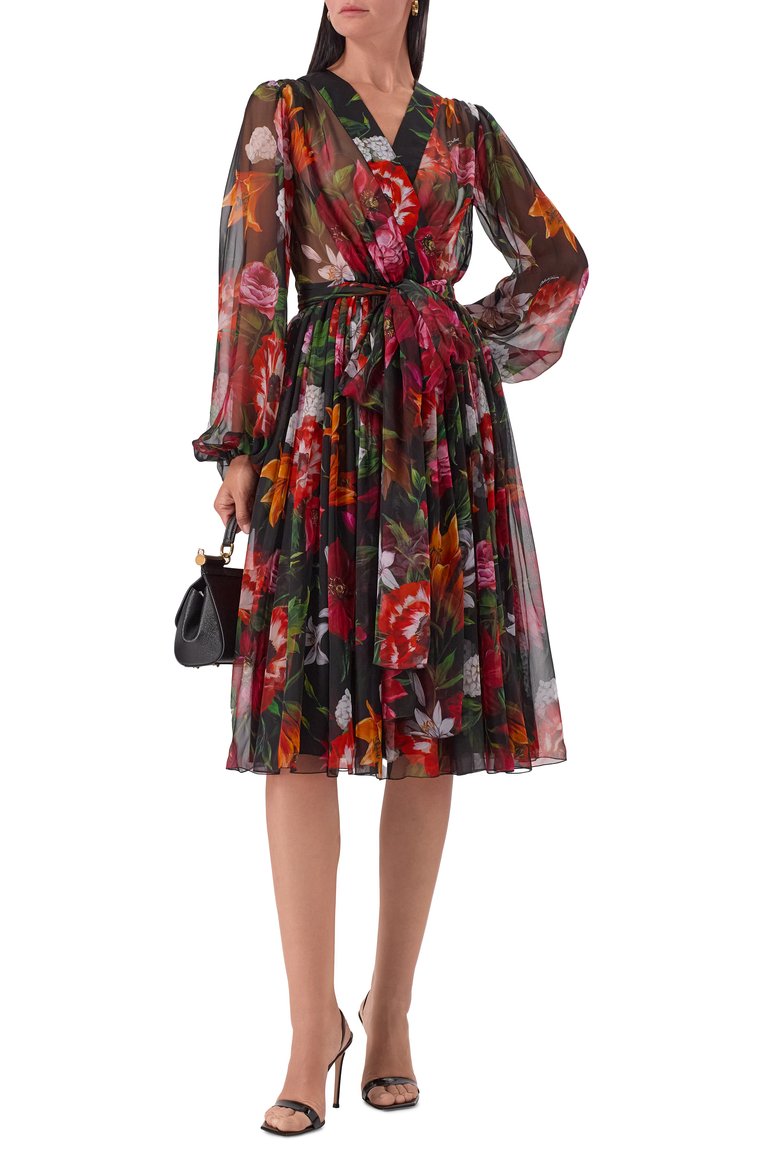 Шелковое платье DOLCE & GABBANA, арт. F6CNUT/IS1Y4, фото 1