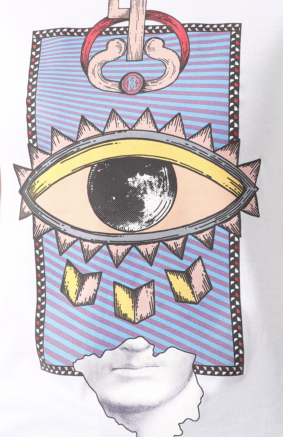 Хлопковая футболка ROBERTO CAVALLI, арт. IQT663/JD060, фото 5