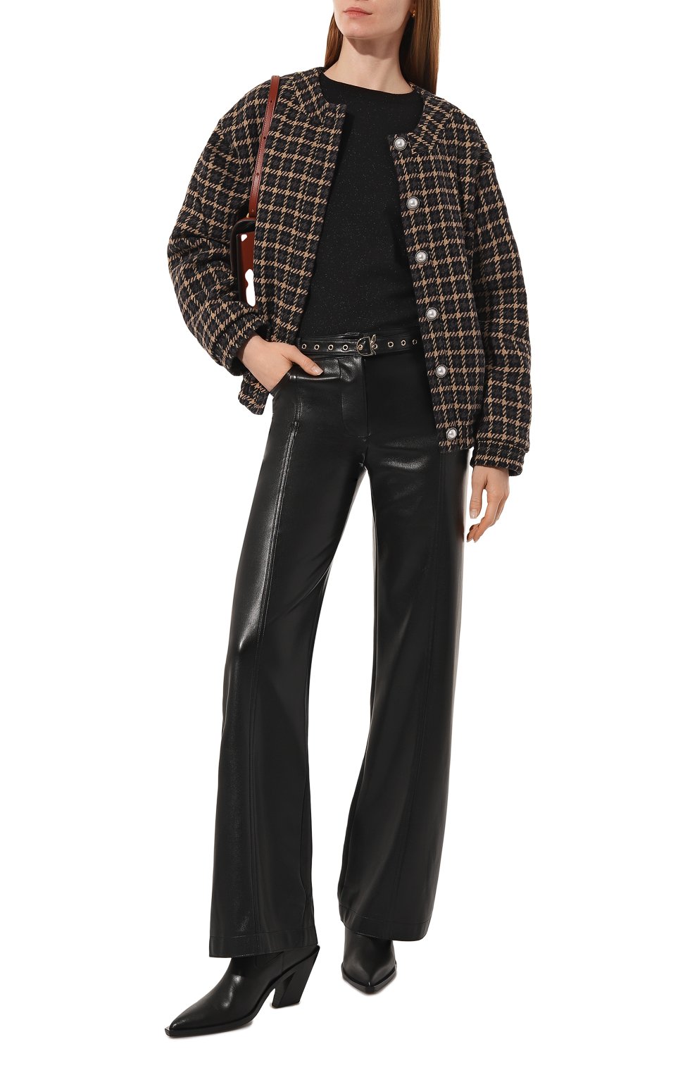 Брюки из экокожи PATRIZIA PEPE, арт. 8P0495_E005, фото 2