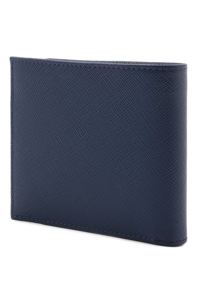 Кожаное портмоне PRADA синего цвета по цене 56000 руб., арт. 2MO513-QHH-F0016, фото 2 Кожаное портмоне PRADA, арт. 2MO513-QHH-F0016, фото 2