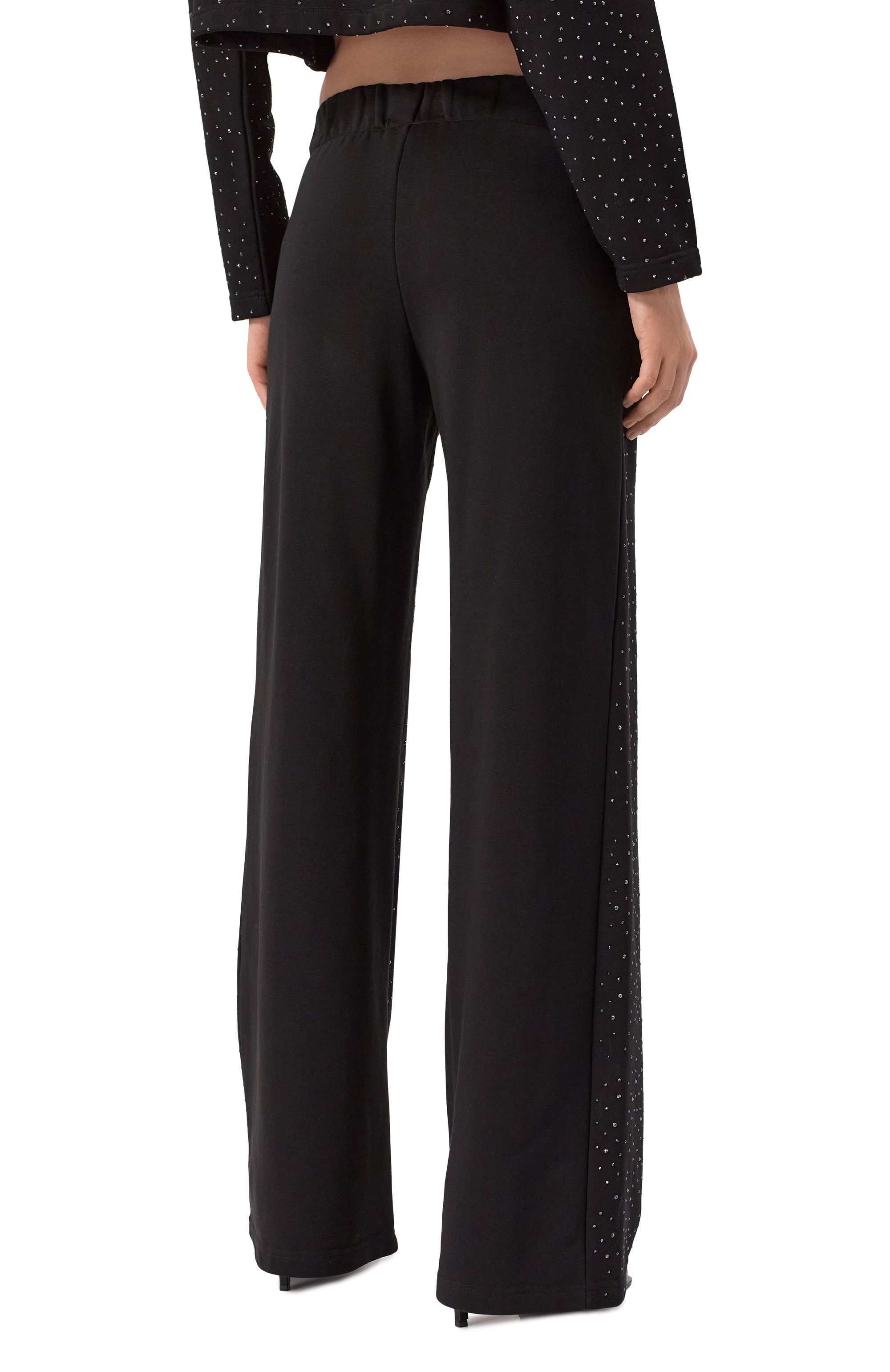 Хлопковые брюки FLASHIN черного цвета по цене 28740 руб., арт. SS24BRS, фото 4 Хлопковые брюки FLASHIN, арт. SS24BRS, фото 4